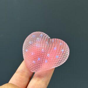 Pink Heart Squishy – Glitter Star Edition