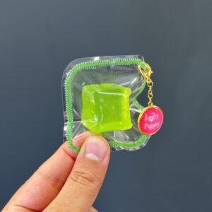 Lime Jelly Cube - Squishy Toy