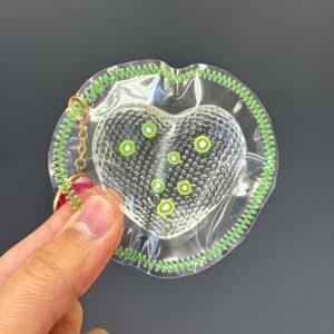 Clear Heart Squishy – Kiwi Edition