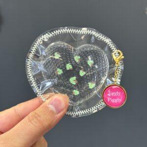 Super Clear Heart Taba Squishy – Grape Edition