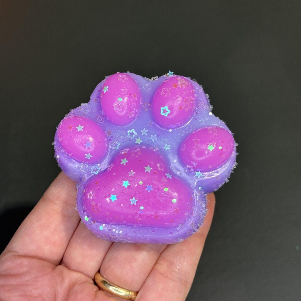 Completed Taba Squishies made by kids at a Calgary birthday workshop