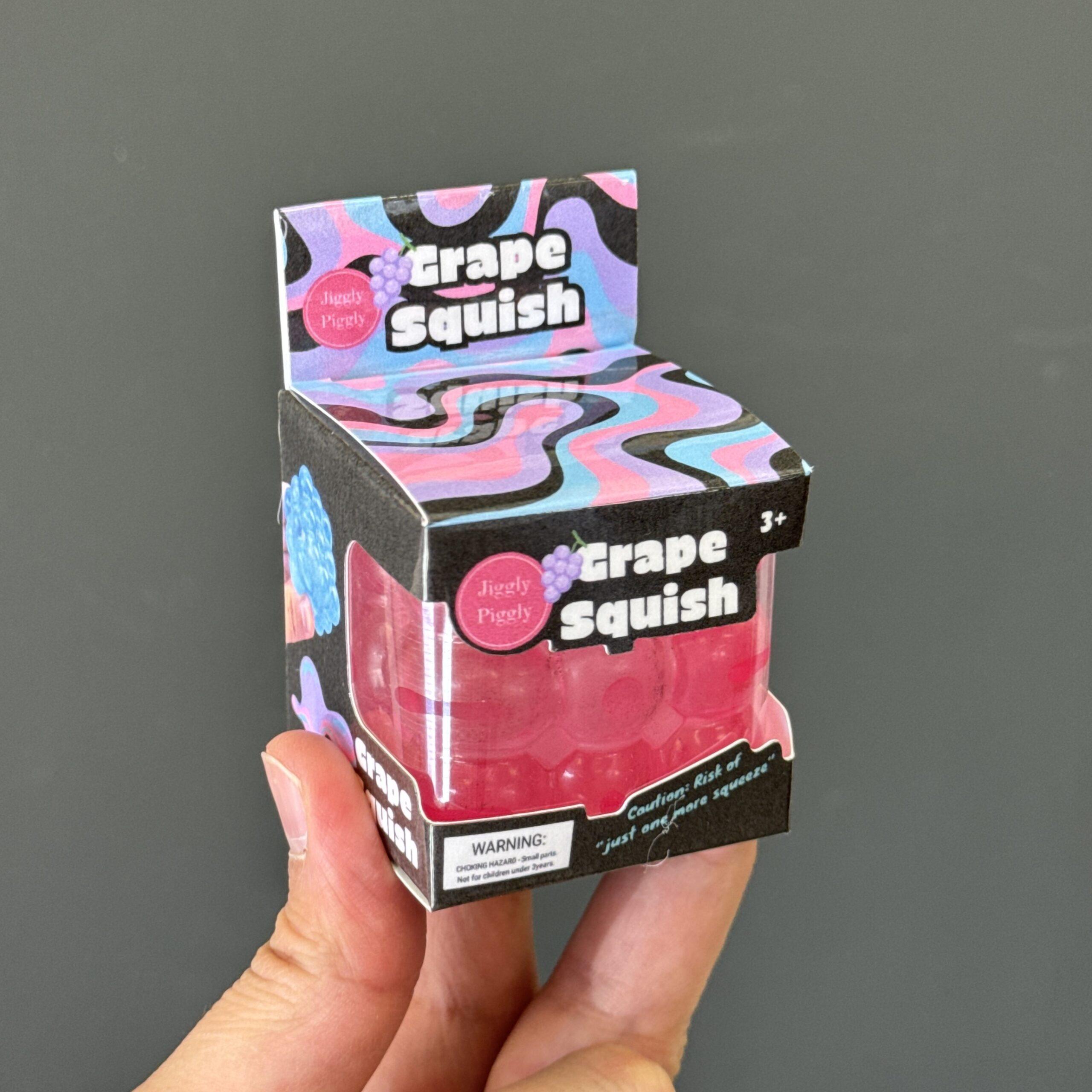 Jiggly Piggly Grape Squish Cube Squishy - Image 6